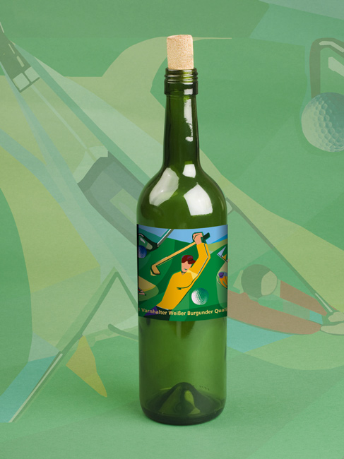 Wein Golfetikett