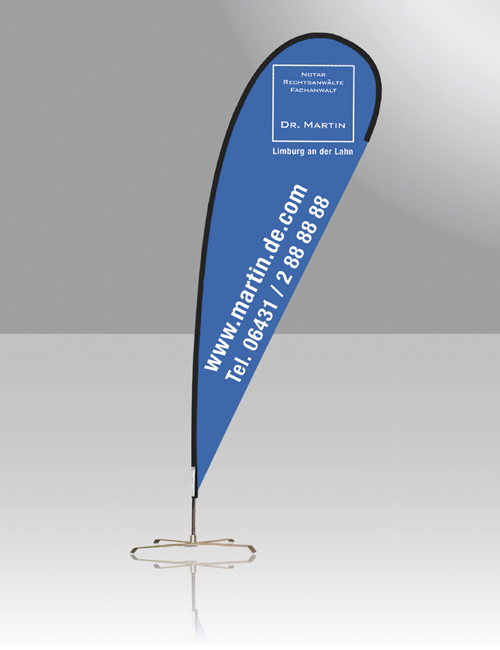 Dr. Martin Drop Flag