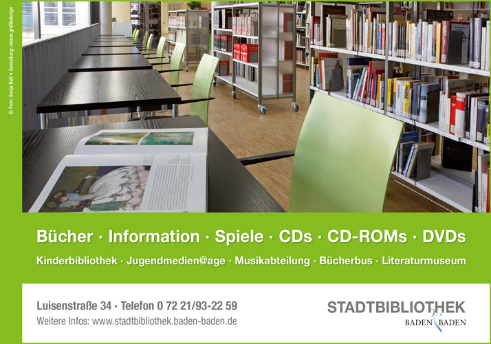Stadtbibliothek Anzeige