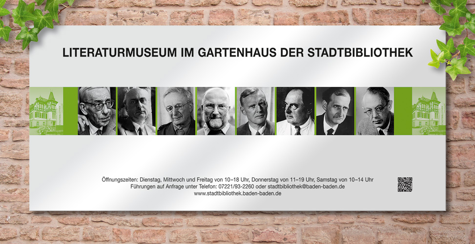Literaturmuseum Schild