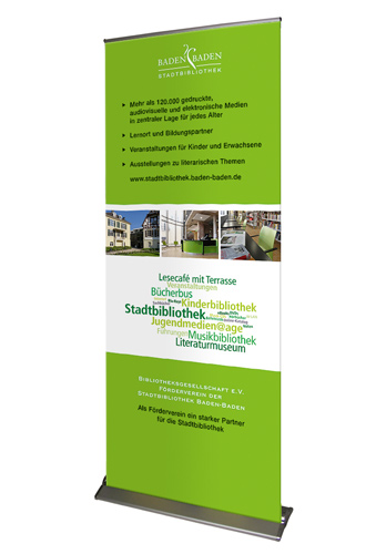Stadtbibliothek Roll-Up
