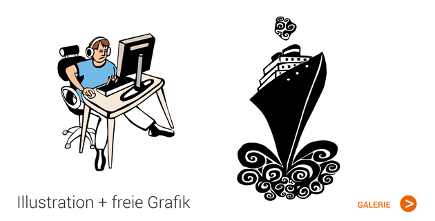 Illustration + freie Grafik
